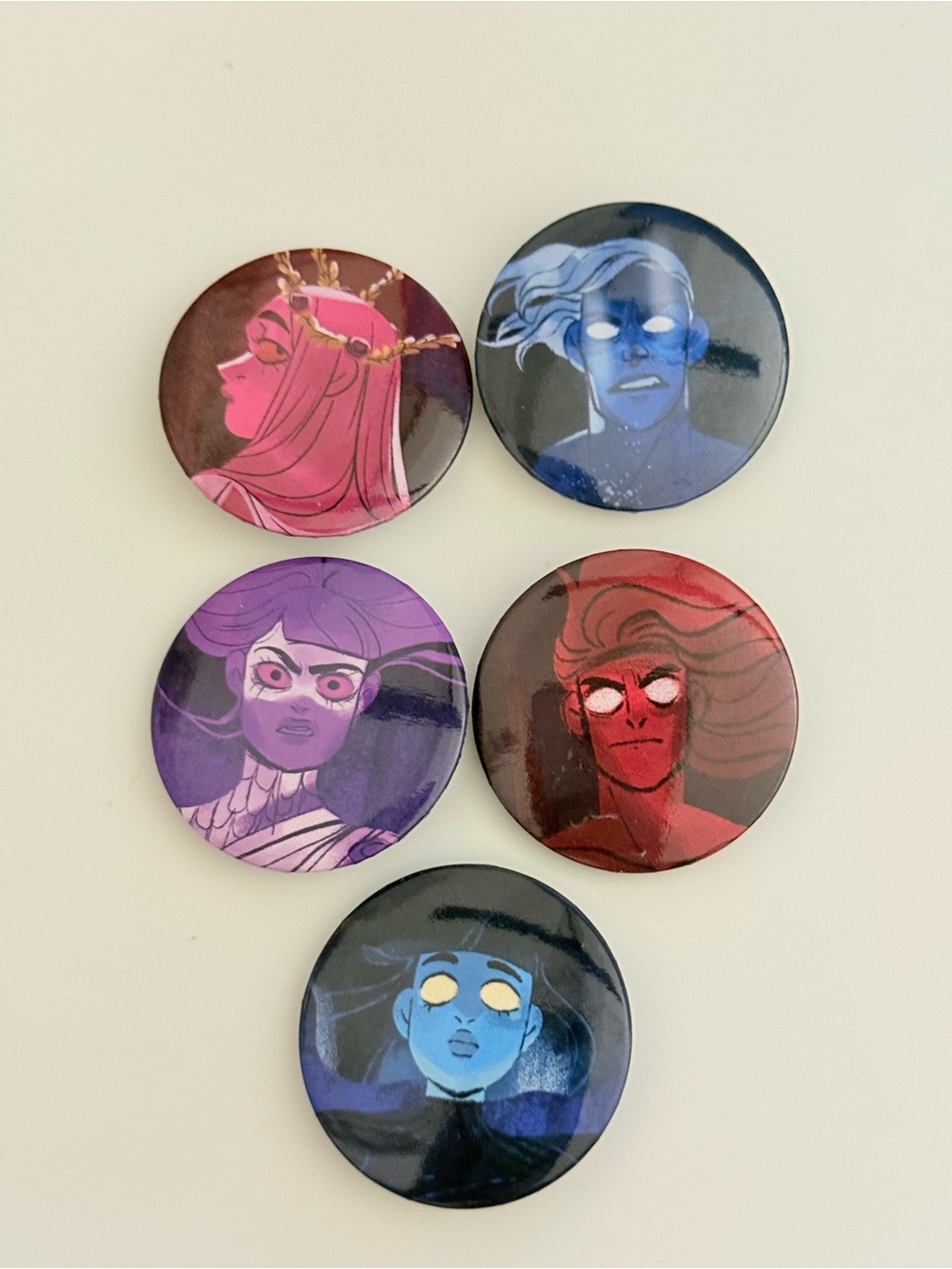 Lore Olympus Pin Set